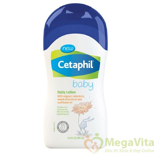 Kem dưỡng ẩm hằng ngày cho bé cetaphil baby daily lotion 400ml
