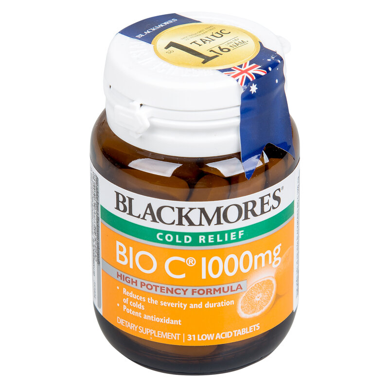 Viên Uống Bổ Sung Vitamin C Blackmores Bio C 1000mg - 31 Viên