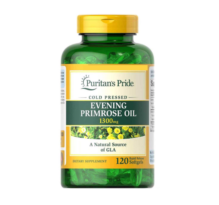 Puritan's Pride Evening Primrose Oil 1300 mg With GLA Viên Uống Tinh Dầu Hoa Anh Thảo 120 Viên