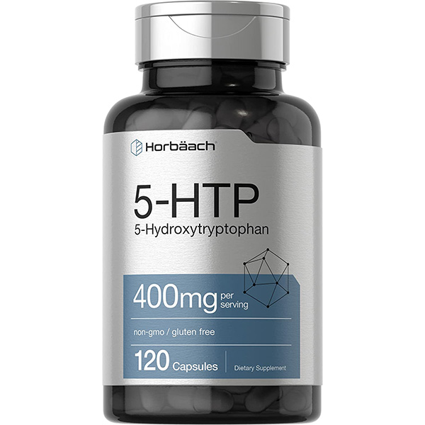 Horbaach 5-HTP Supplement 400mg Viên uống giảm căng thẳng cân bằng tâm trạng 120 viên